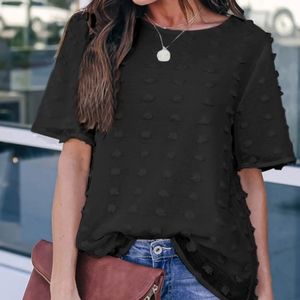 💲 drop. Blooming Jelly XL Summer Chiffon Blouse, dotted swiss, layered